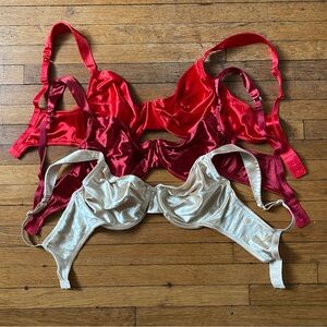 Vintage Victoria’s Secret Satin Bras - Bundle of 3